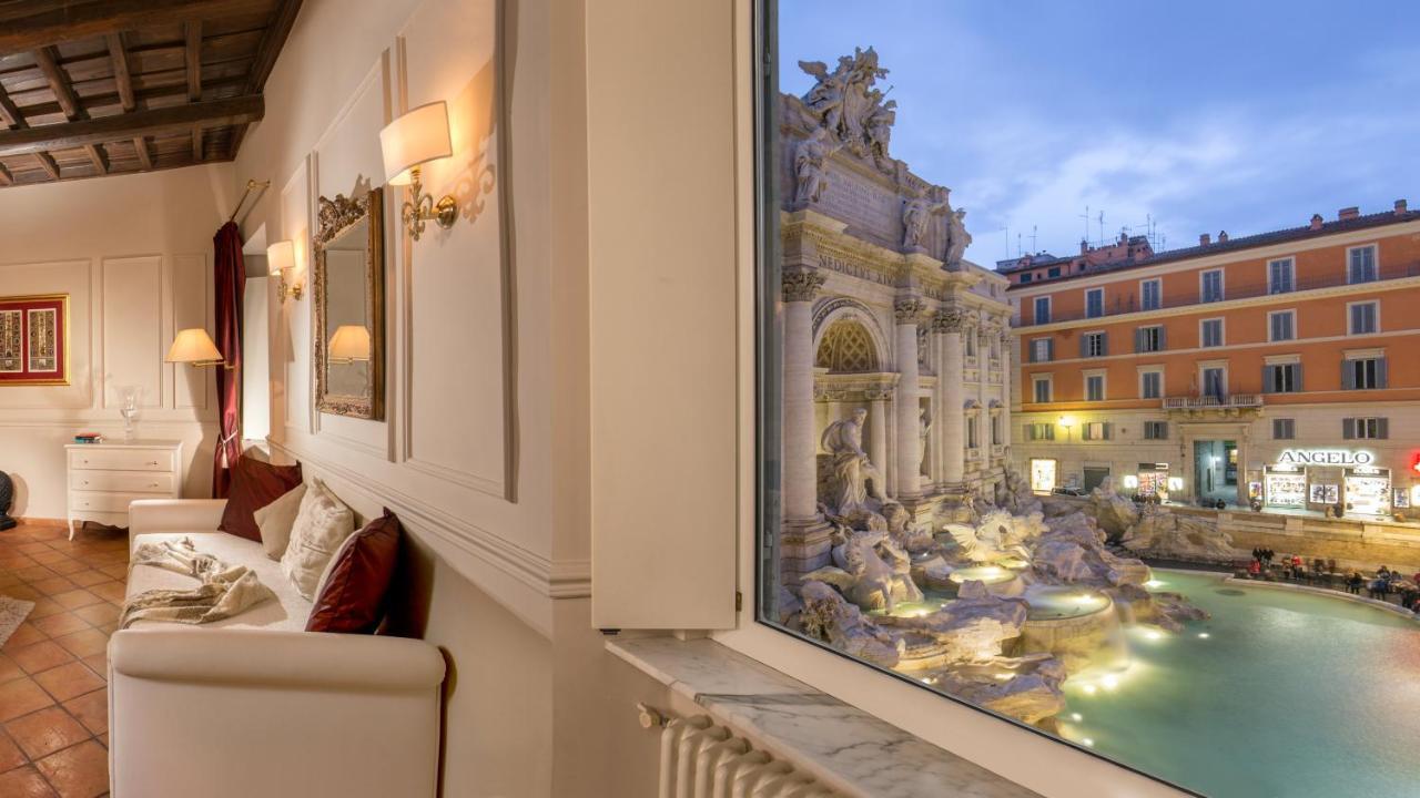 Ferienwohnung Trevi Ab Aeterno - Amazing View Of The Trevi Fountain Rom Exterior foto